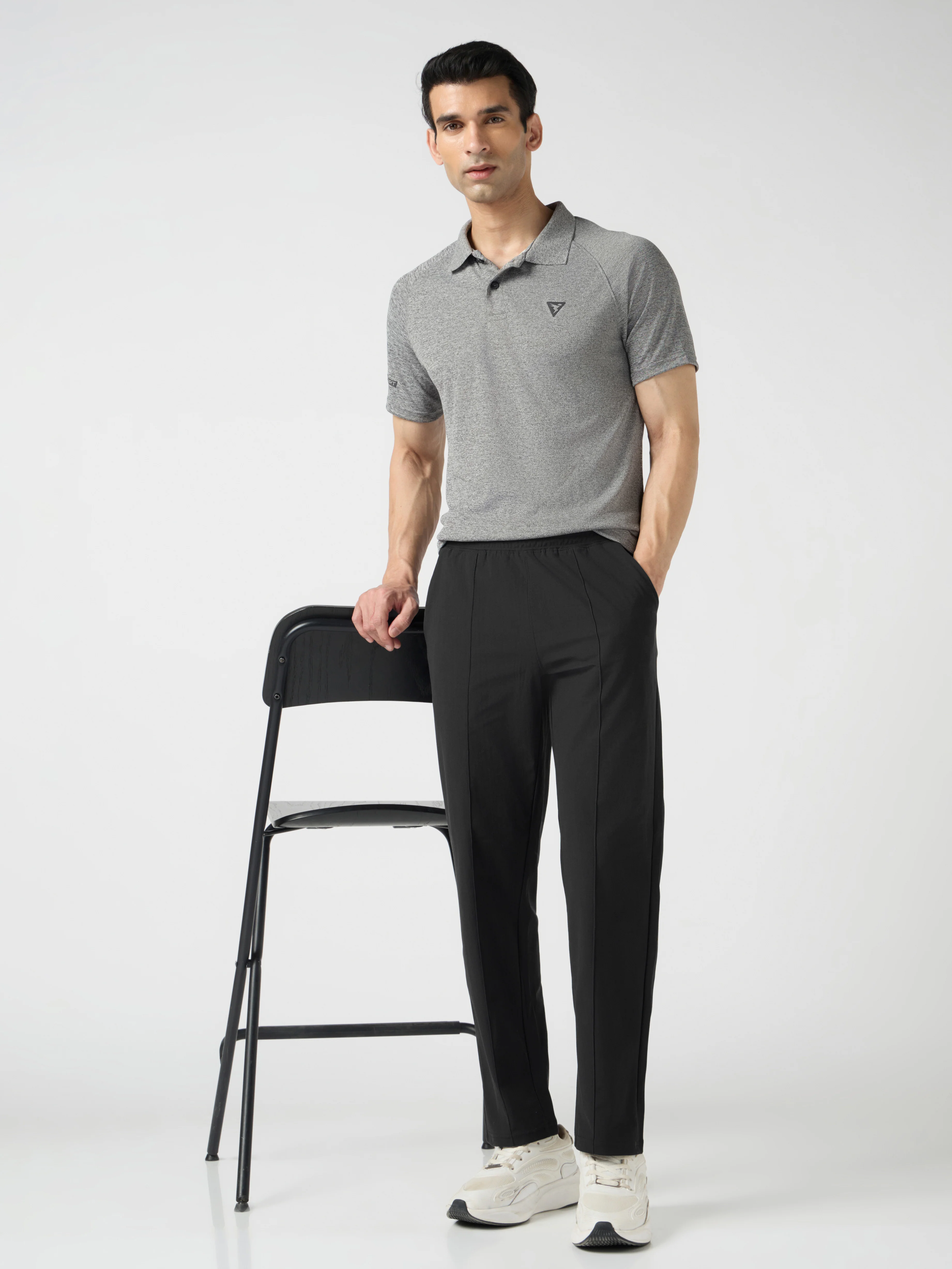 Men Solid Slim Fit Sports Trackpants with DURACOOL+ - Image 6