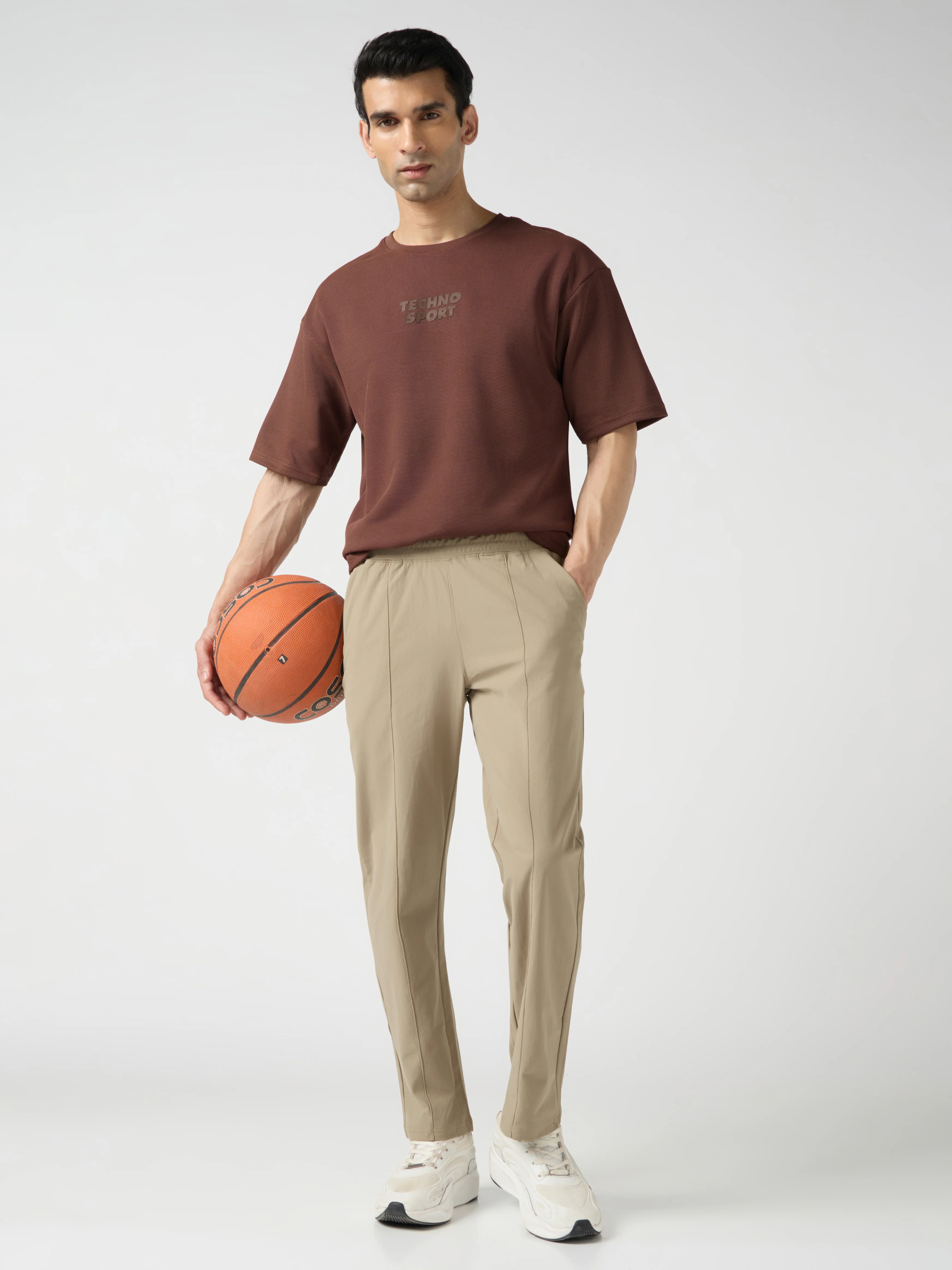 Men Solid Slim Fit Sports Trackpants with DURACOOL+ - Image 6