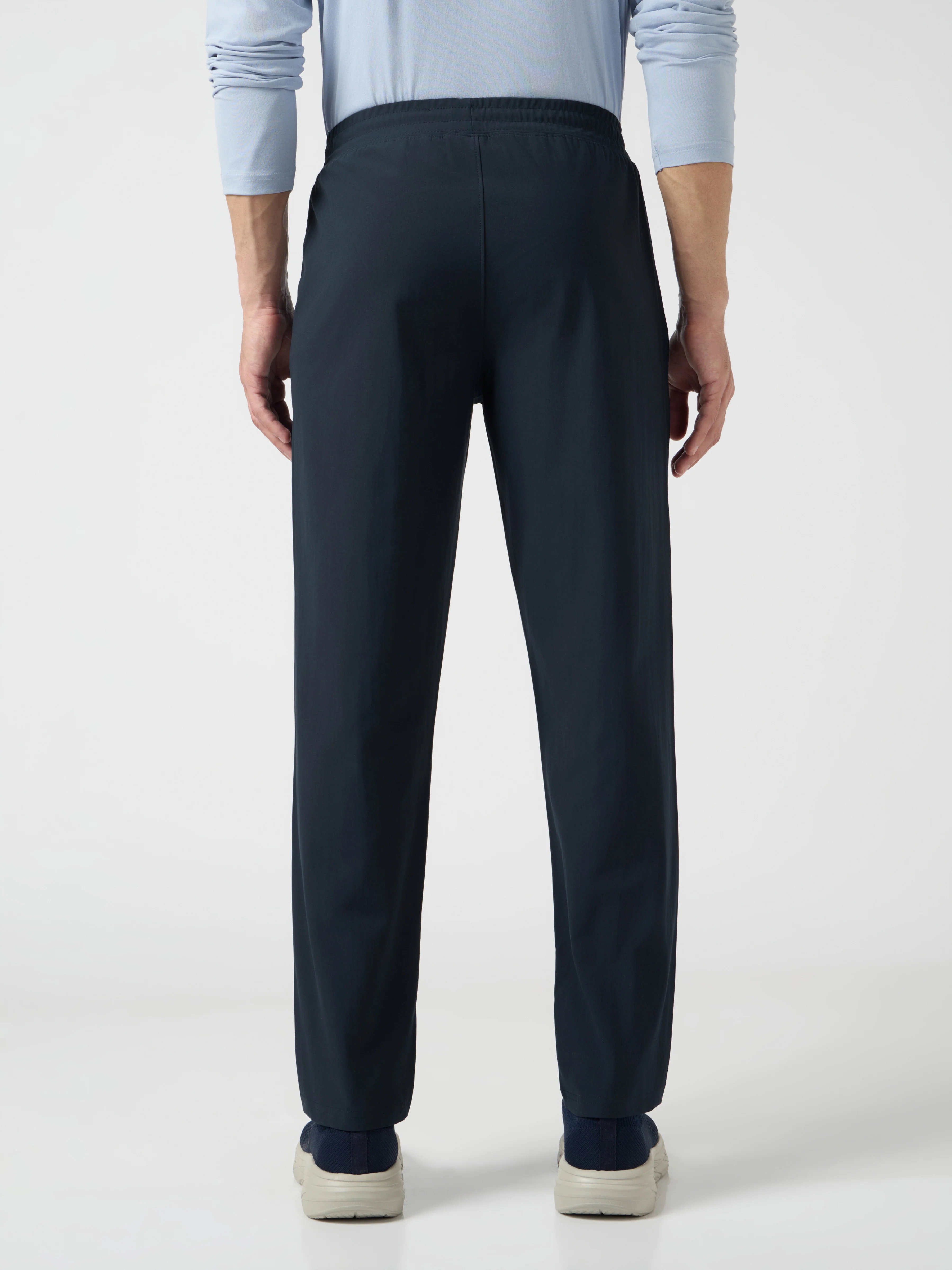 Men Solid Slim Fit Sports Trackpants with DURACOOL+ - Image 3