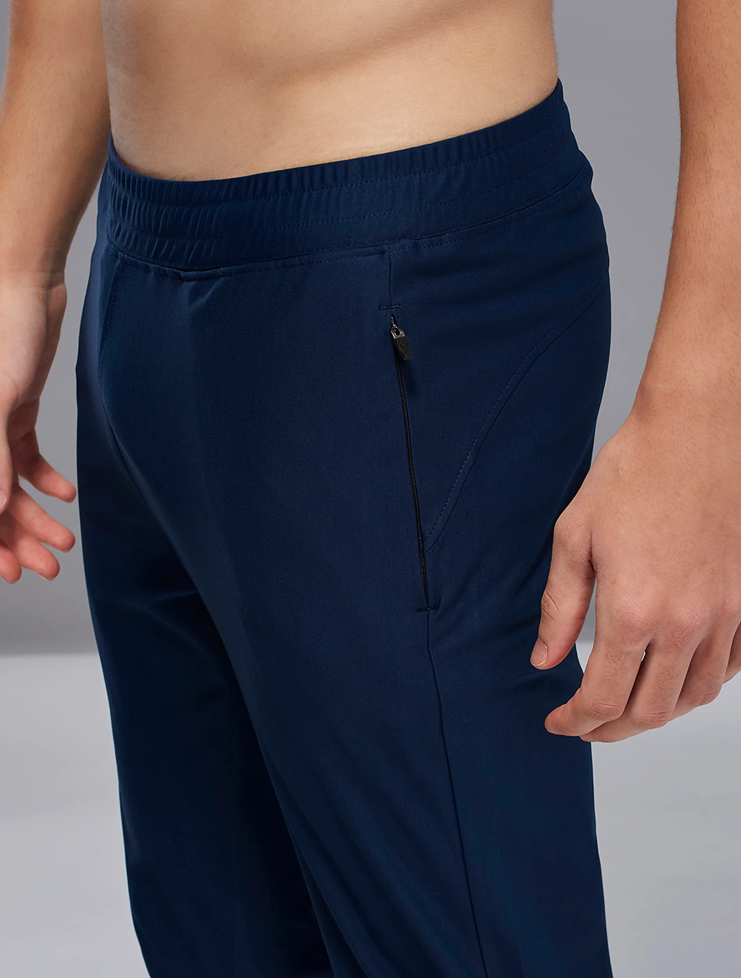 Men Solid Slim Fit Sports Trackpants with DURACOOL+ - Image 5