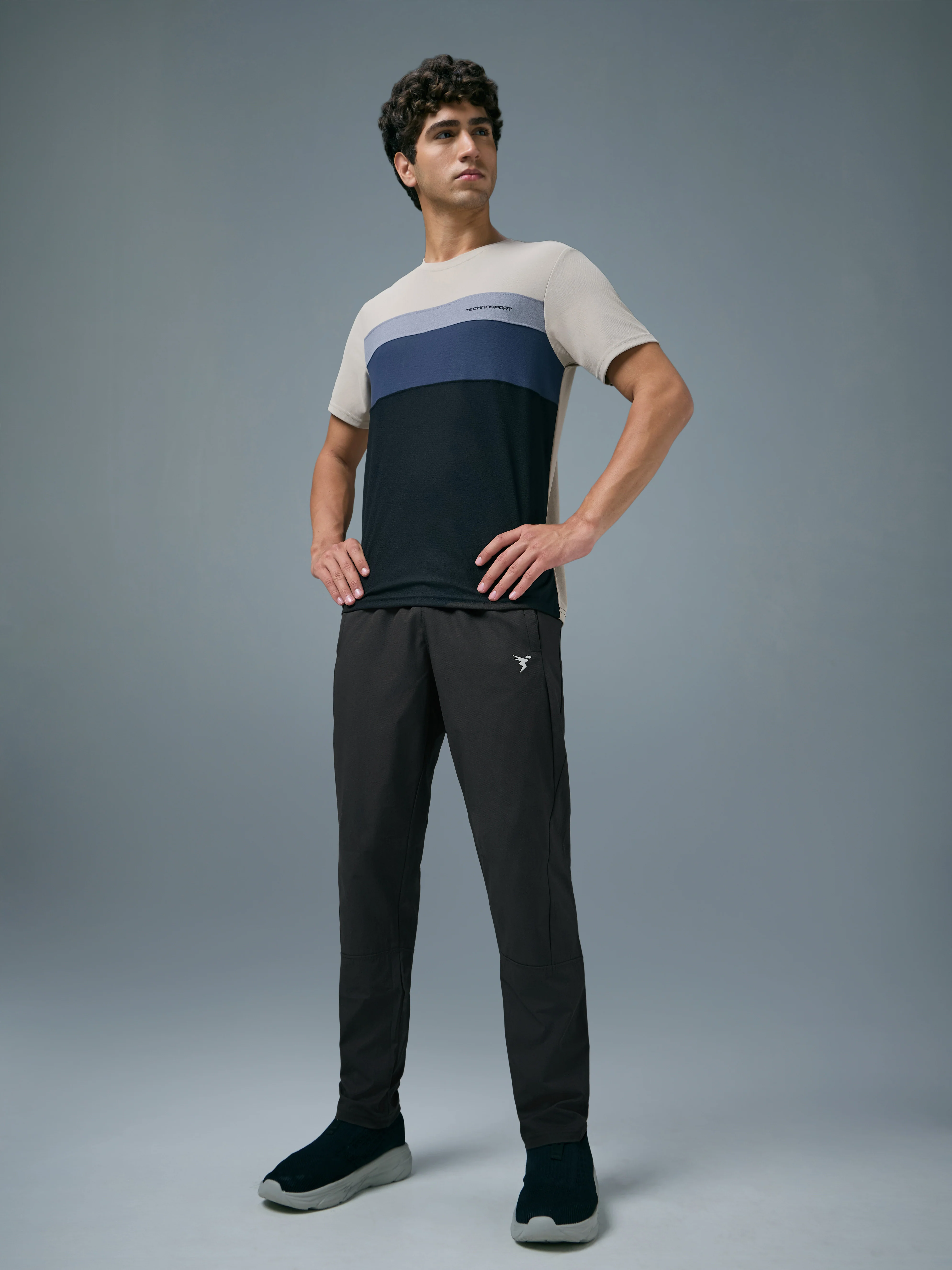Men Solid Slim Fit Sports Trackpants with TS LYTRA - Image 5