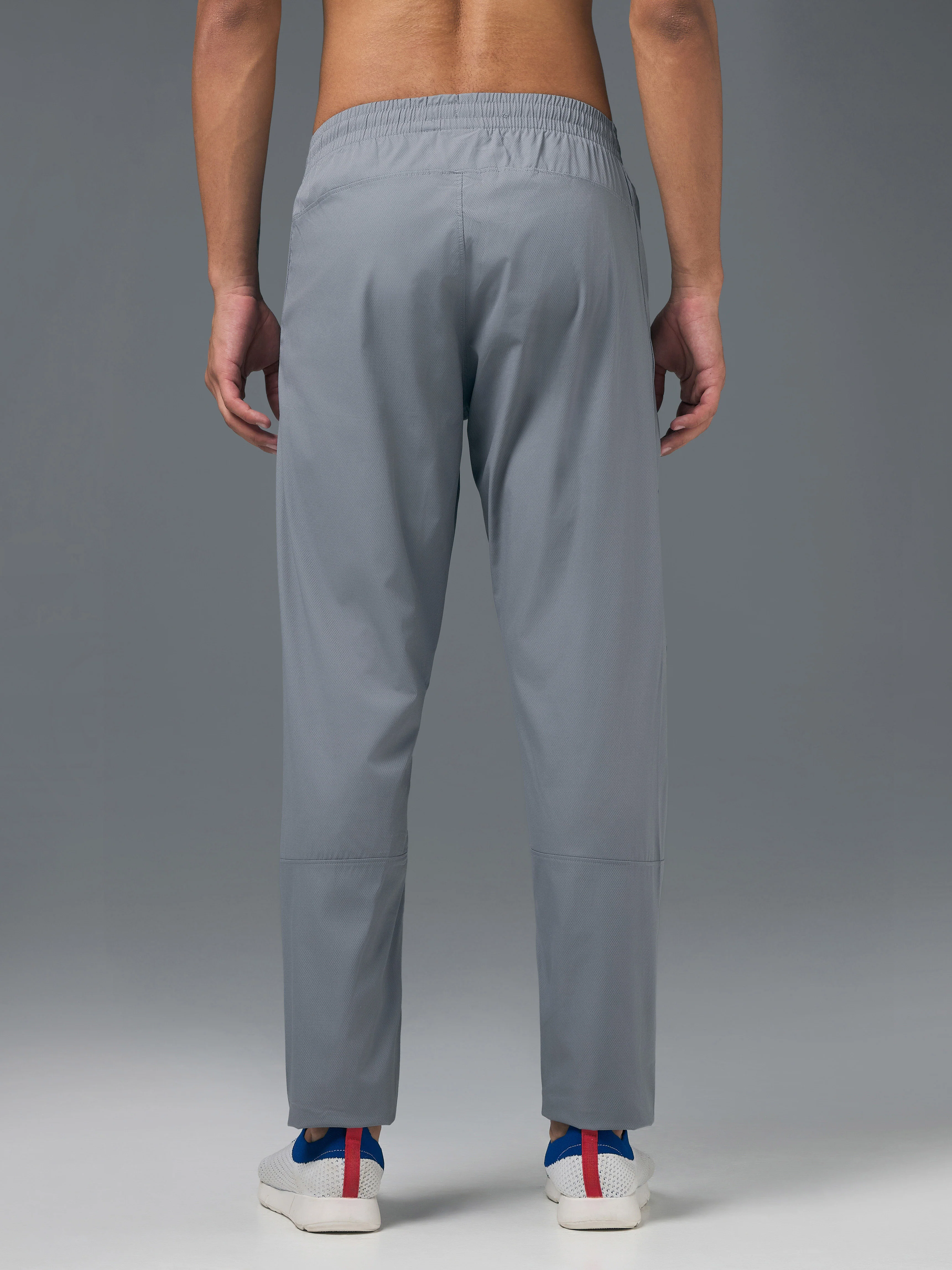 Men Solid Slim Fit Sports Trackpants with TS LYTRA - Image 2