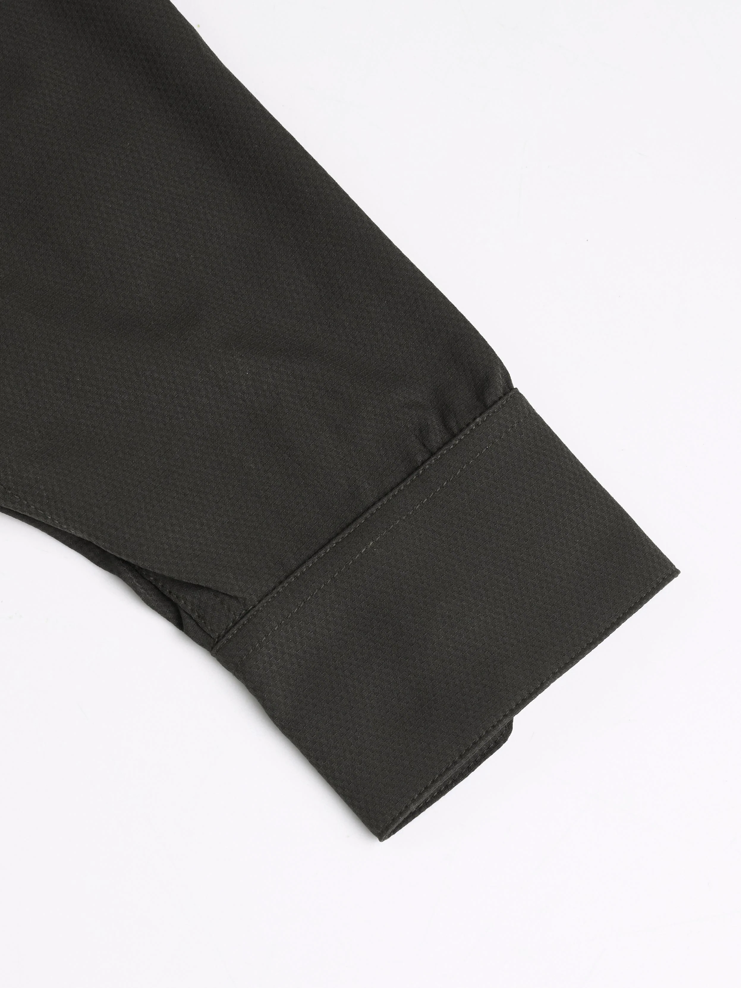 Men Solid Slim Fit Spread Collar Shirt with TS LYTRA - Image 8