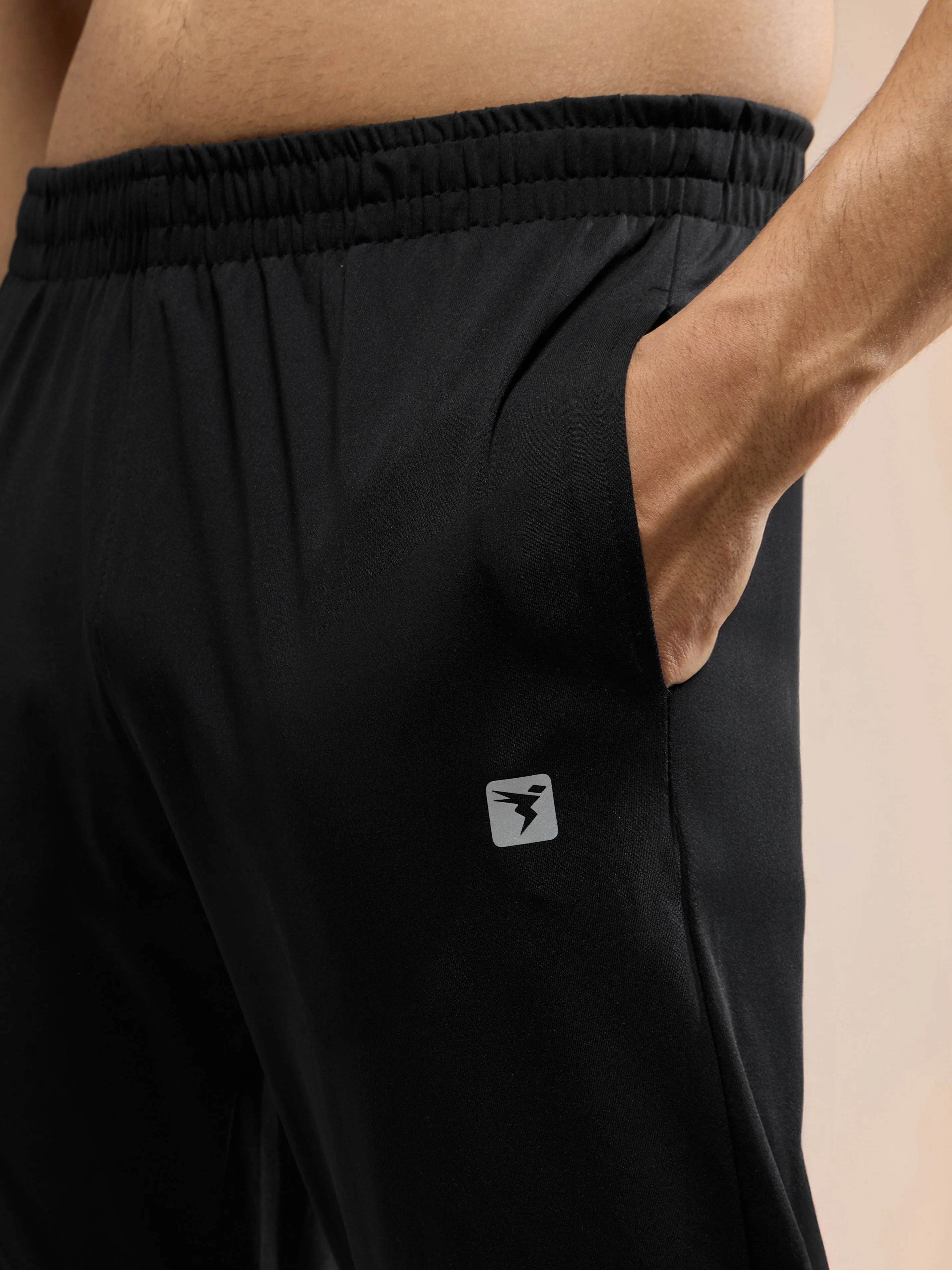 Men Solid Slim Fit Trackpants with 4 Way Crispy - Image 6