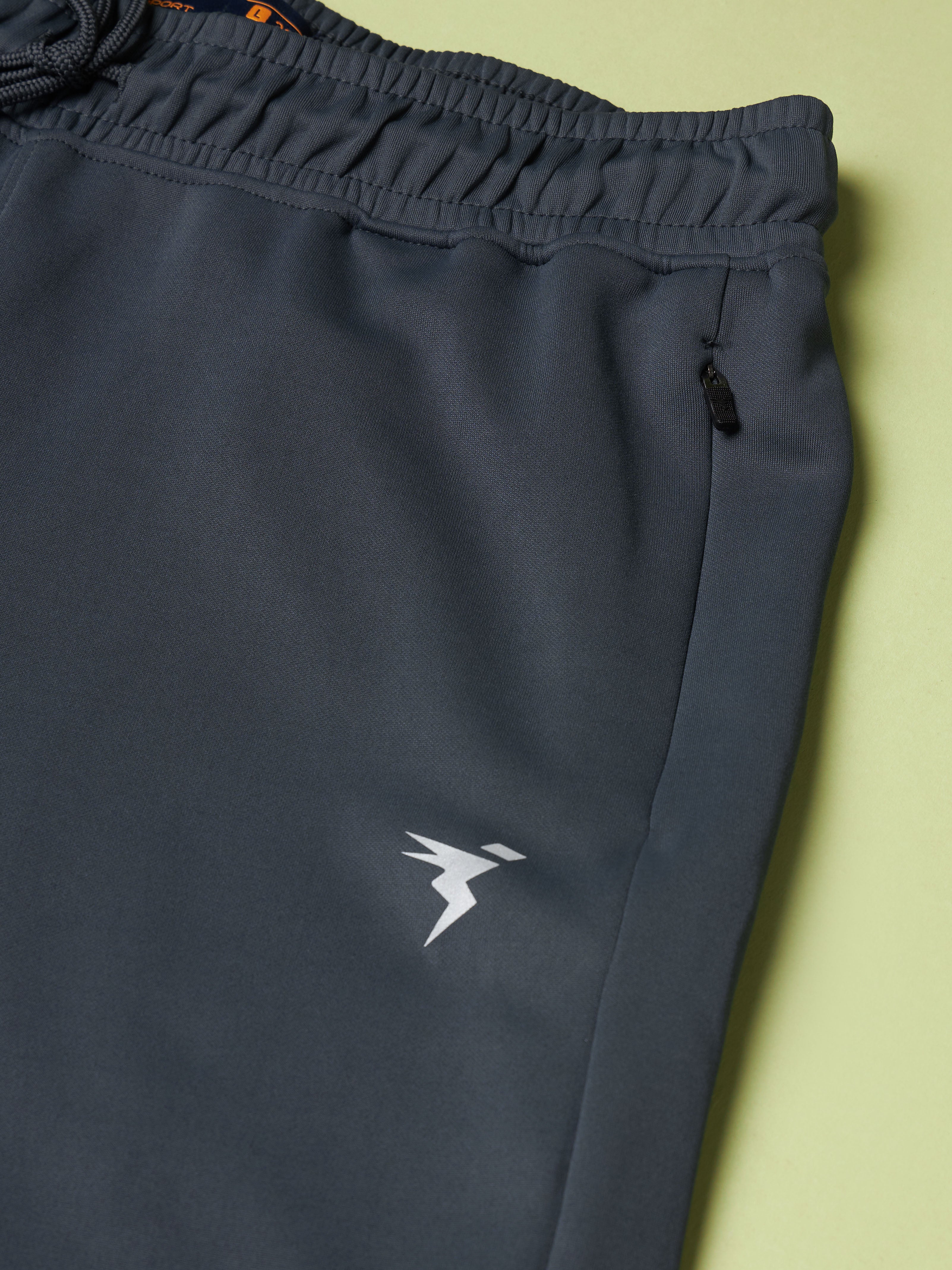 Men Solid Slim Fit Trackpants with ELASTO PLUS - Image 7
