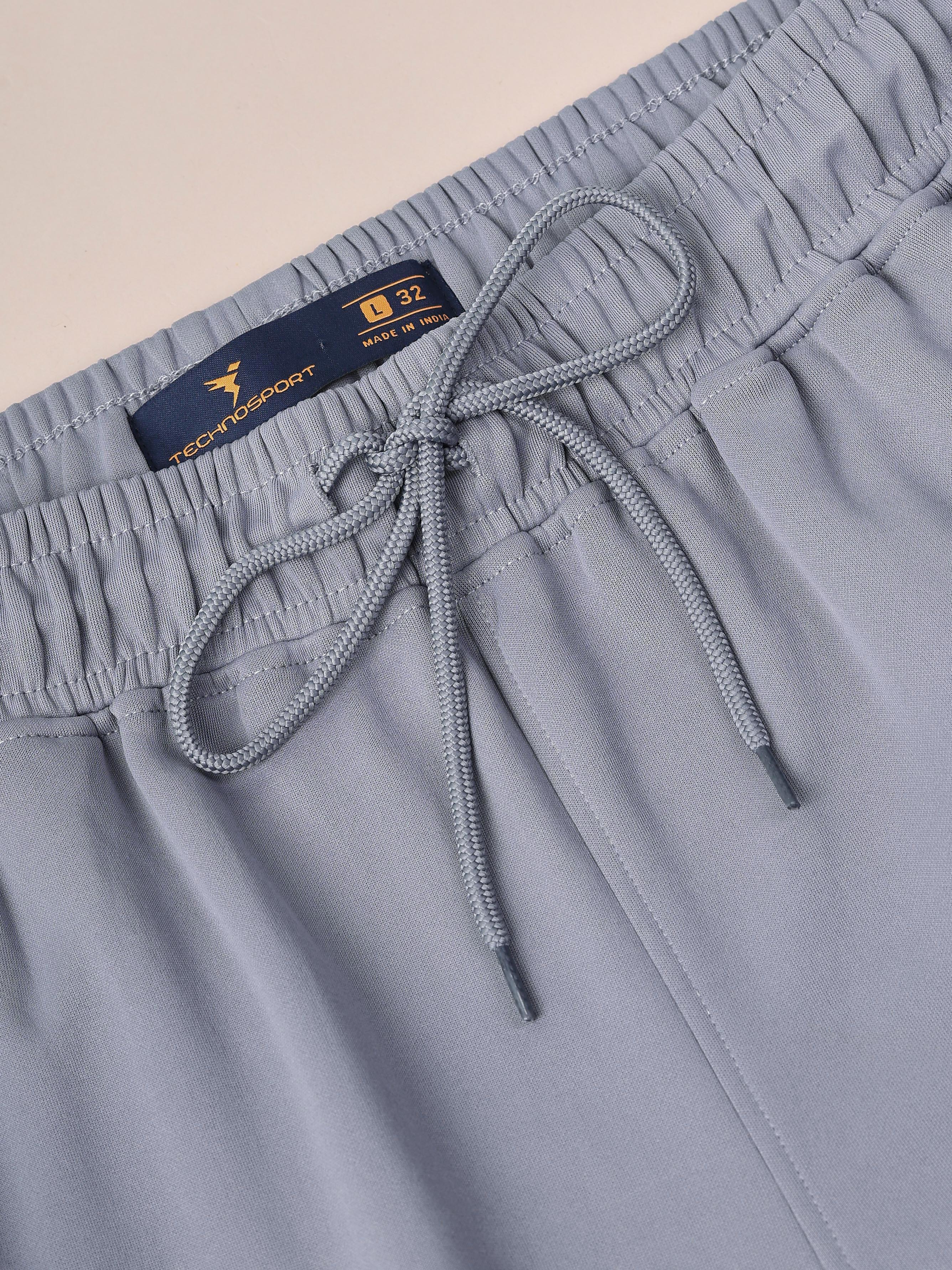 Men Solid Slim Fit Trackpants with ELASTO PLUS - Image 9
