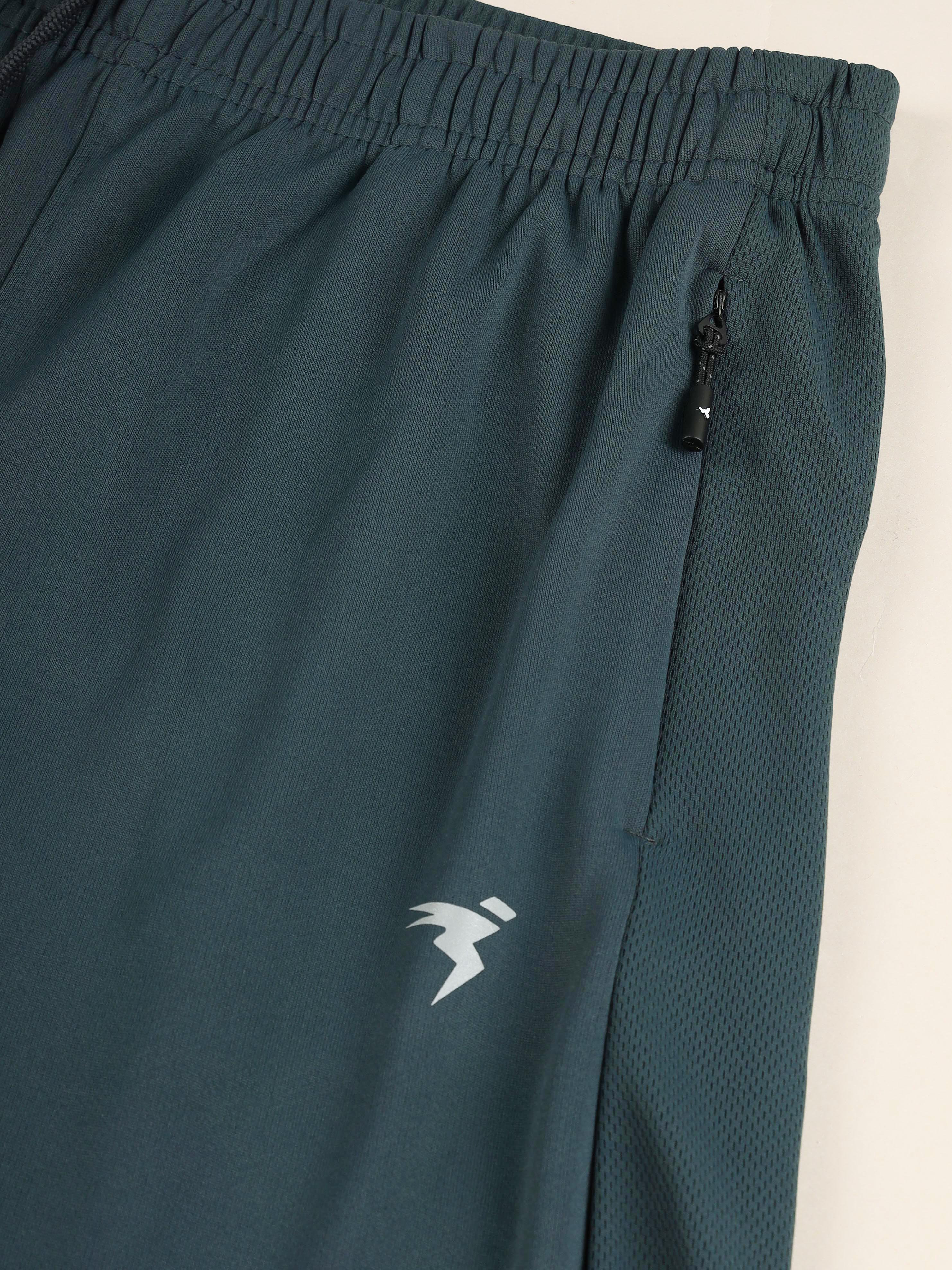 Men Solid Slim Fit Trackpants with TECHNO DRY - Image 8