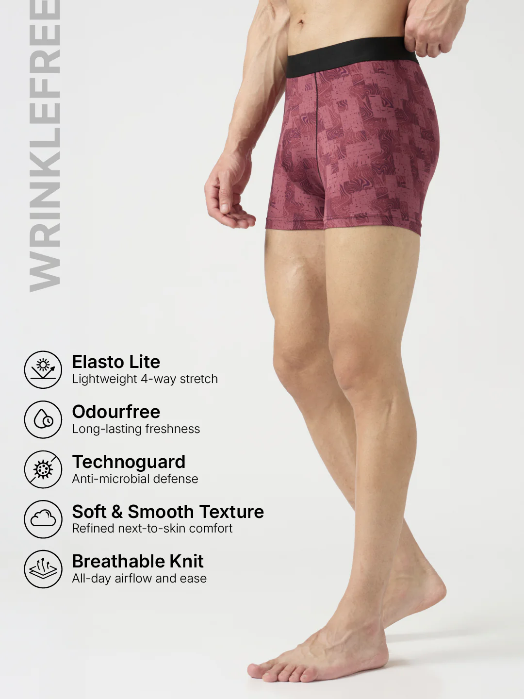 Men Solid Underwear with ELASTO LITE - Image 3