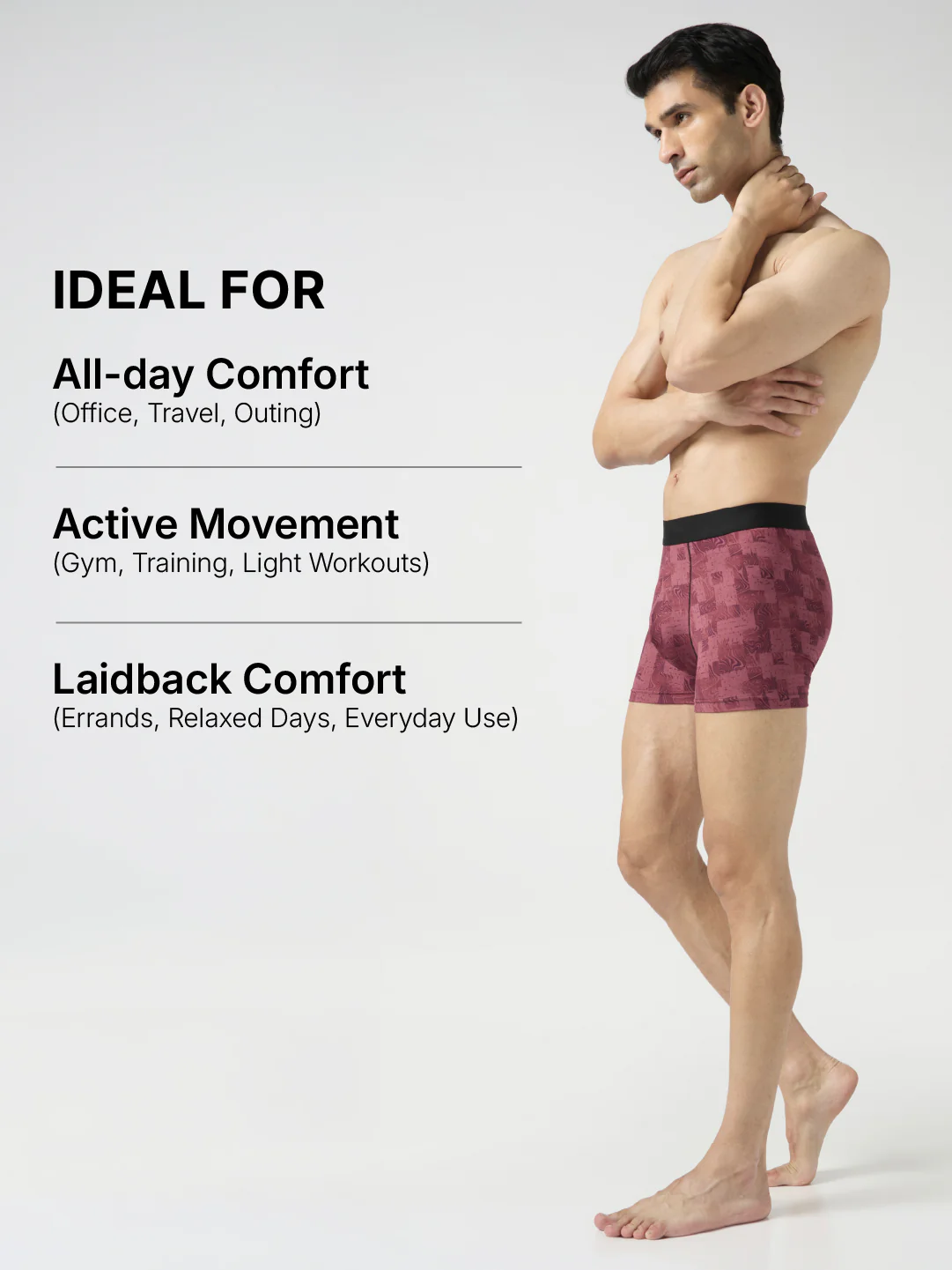 Men Solid Underwear with ELASTO LITE - Image 5