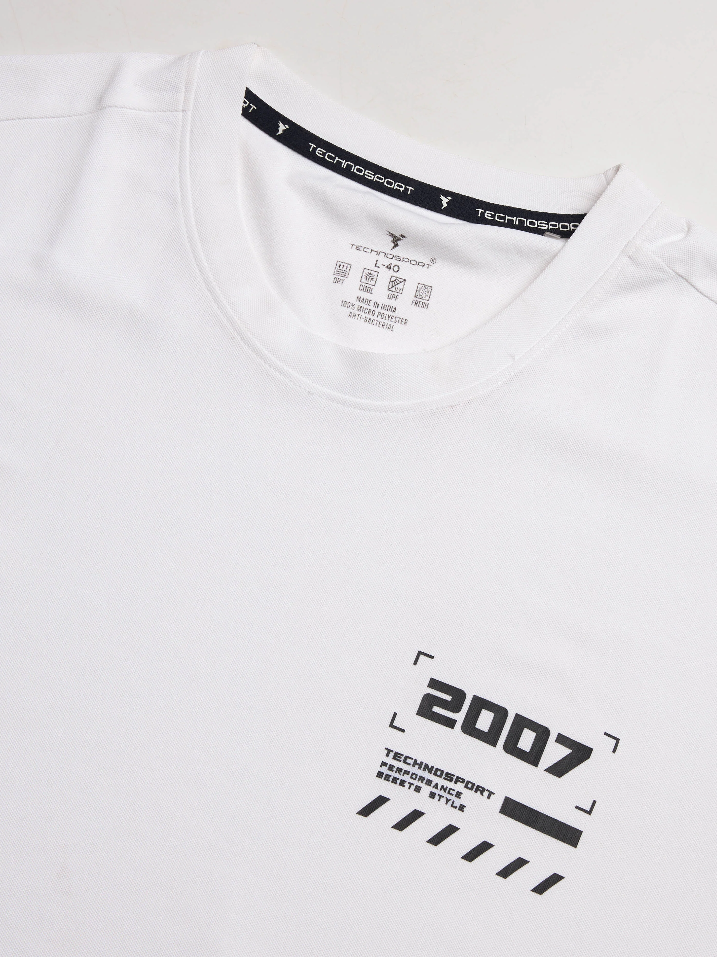 Men Typography Printed Oversized Round Neck Sports T-shirt with MATPIQ - Image 8