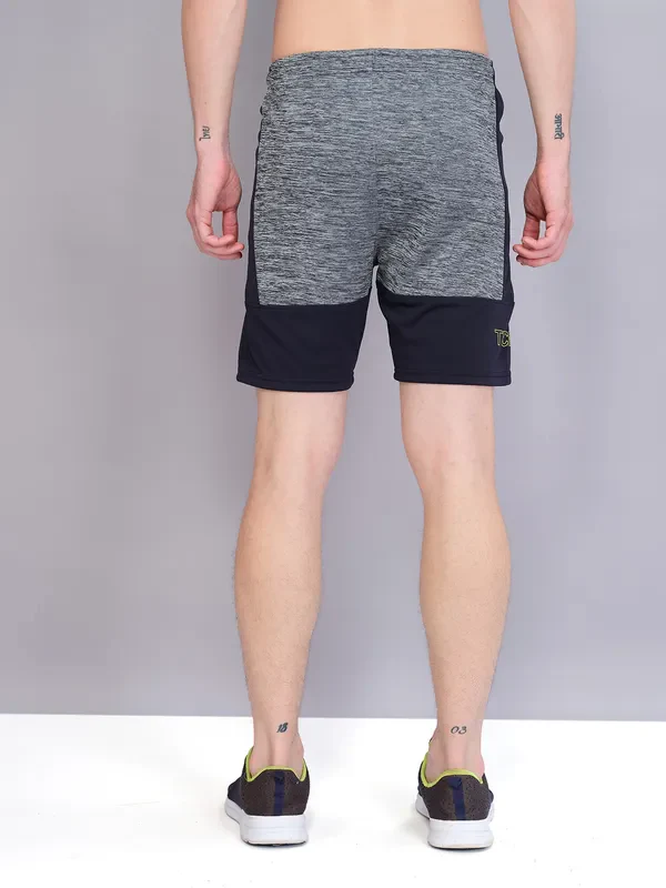 Men Melange Slim Fit Shorts with TECHNO GUARD - Image 2