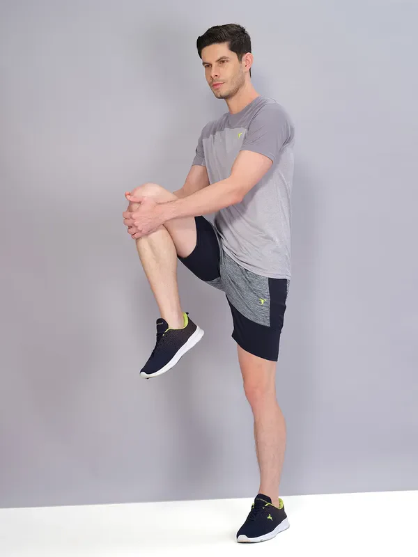 Men Melange Slim Fit Shorts with TECHNO GUARD - Image 4