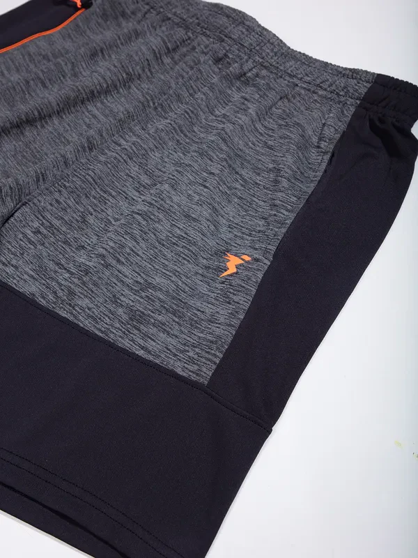 Men Melange Slim Fit Shorts with TECHNO GUARD - Image 8