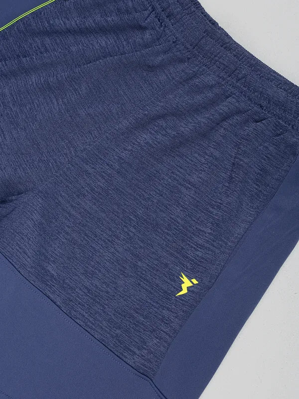 Men Melange Slim Fit Shorts with TECHNO GUARD - Image 6