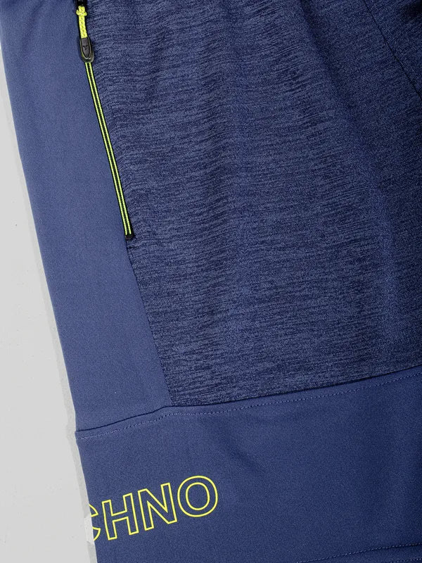 Men Melange Slim Fit Shorts with TECHNO GUARD - Image 7