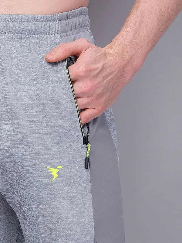 Men Melange Slim Fit Trackpants with TECHNO GUARD - Image 7