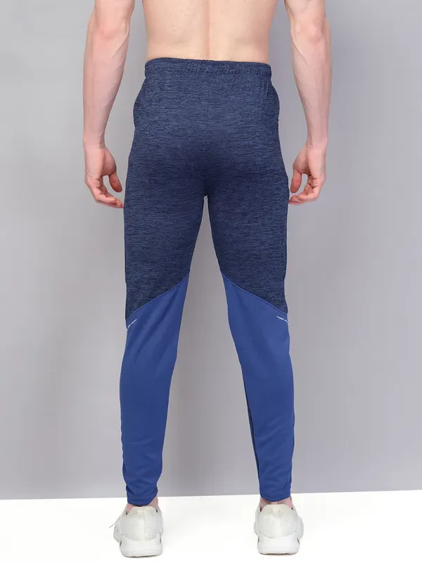 Men Melange Slim Fit Trackpants with TECHNO GUARD - Image 3