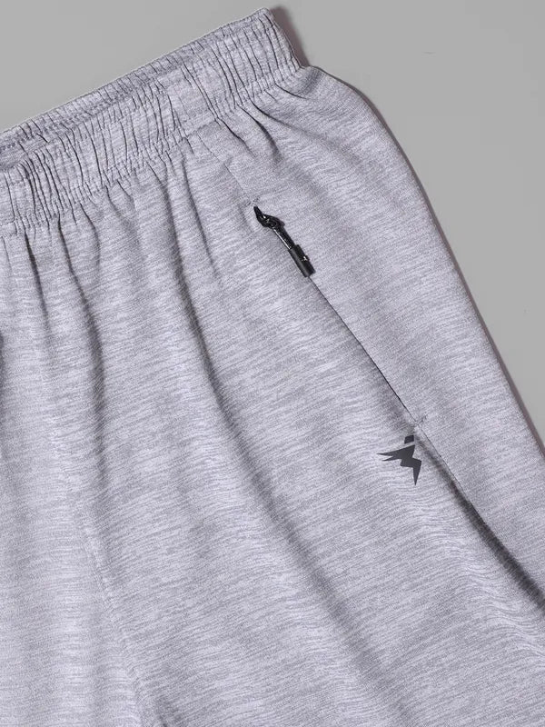 Men Melange Slim Fit Trackpants with TECHNO GUARD - Image 8