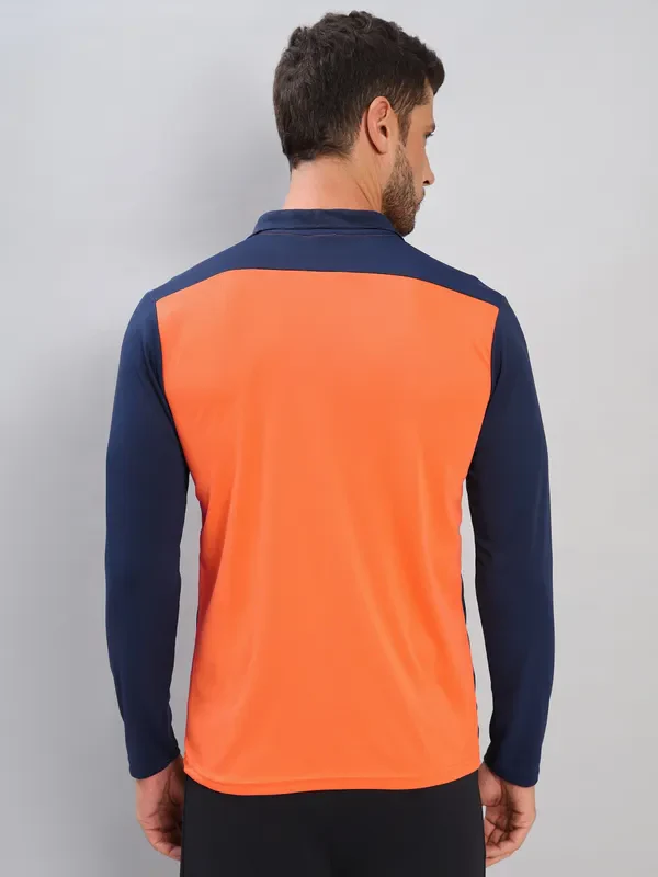 Men Colorblock Slim Fit Polo T-shirt with TECHNO COOL+ - Image 4