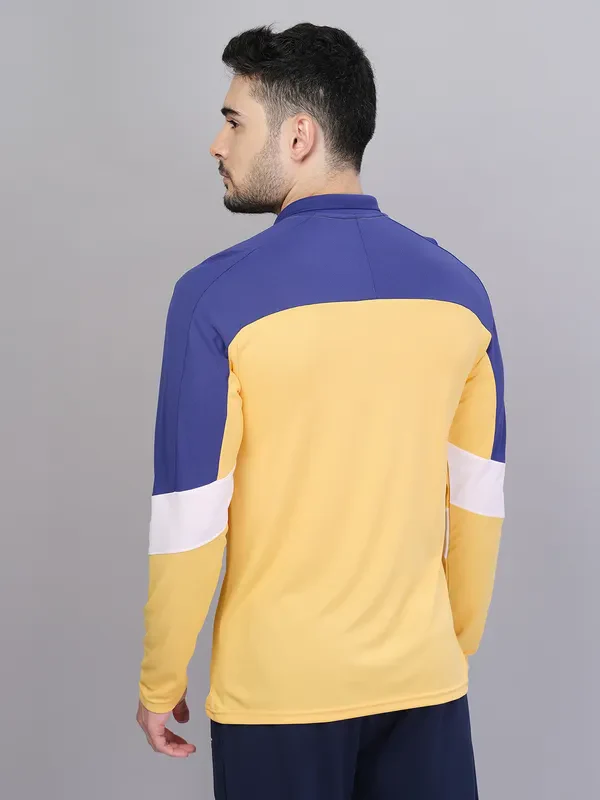 Men Colorblock Slim Fit Polo T-shirt with TECHNO COOL+ - Image 3