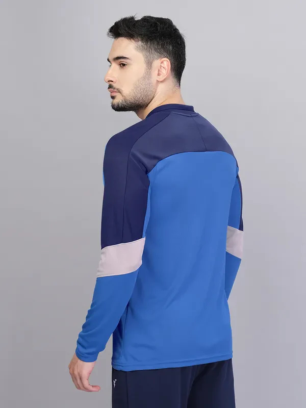 Men Colorblock Slim Fit Polo T-shirt with TECHNO COOL+ - Image 3