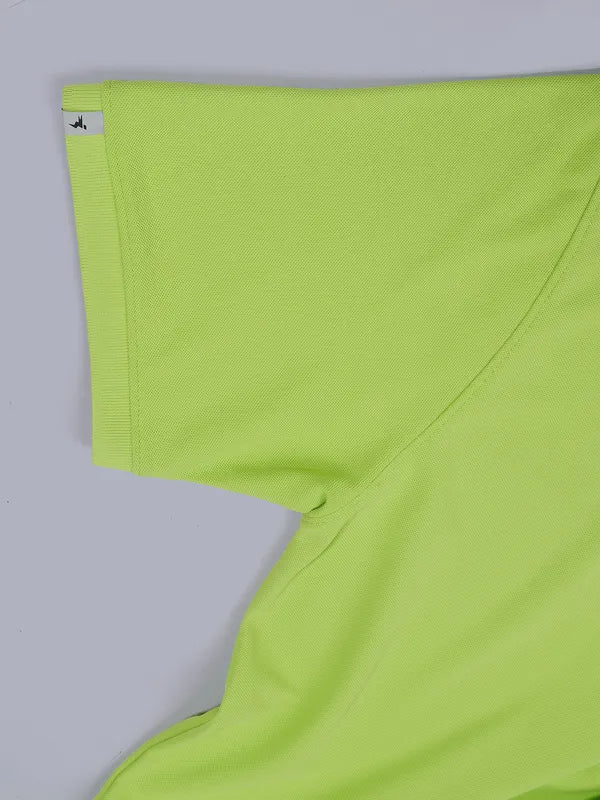 Men Solid Slim Fit Polo T-shirt with MATPIQ - Image 9