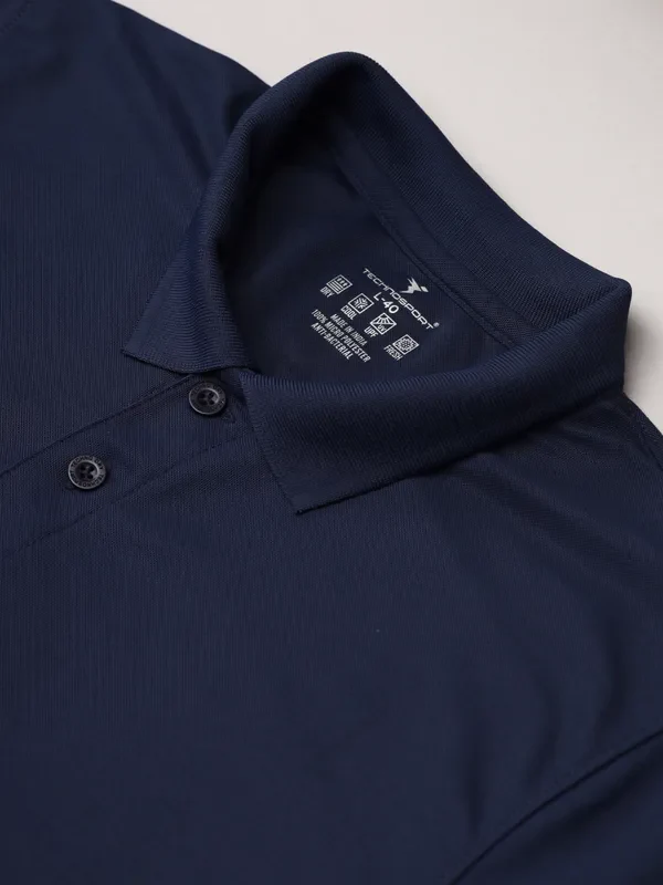 Men Solid Slim Fit Polo T-shirt with MATPIQ - Image 6