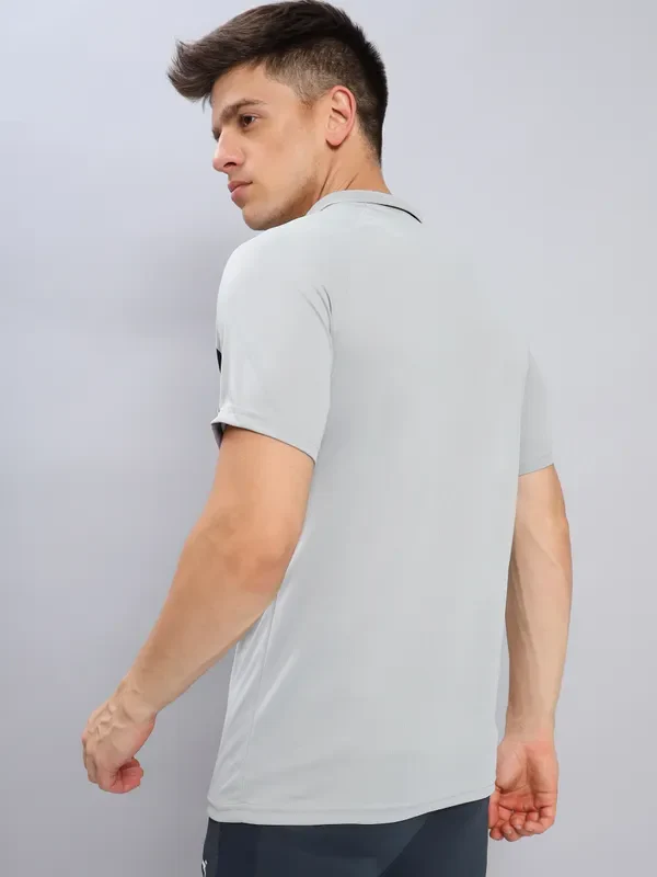 Men Colorblock Slim Fit Polo T-shirt with TECHNO COOL+ - Image 4
