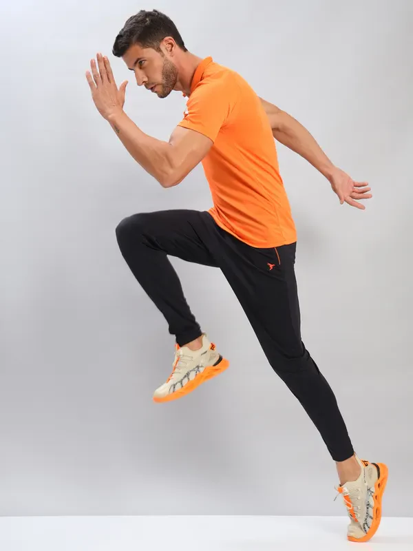 Men Colorblock Slim Fit Polo T-shirt with TECHNO COOL+ - Image 2