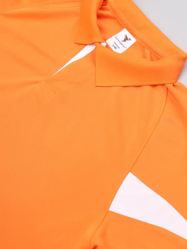 Men Colorblock Slim Fit Polo T-shirt with TECHNO COOL+ - Image 6