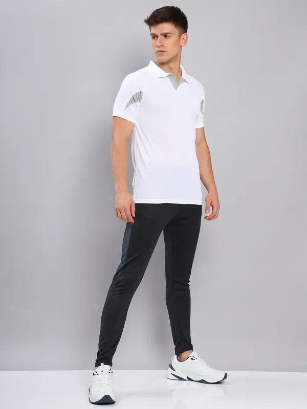 Men Colorblock Slim Fit Polo T-shirt with TECHNO COOL+ - Image 2