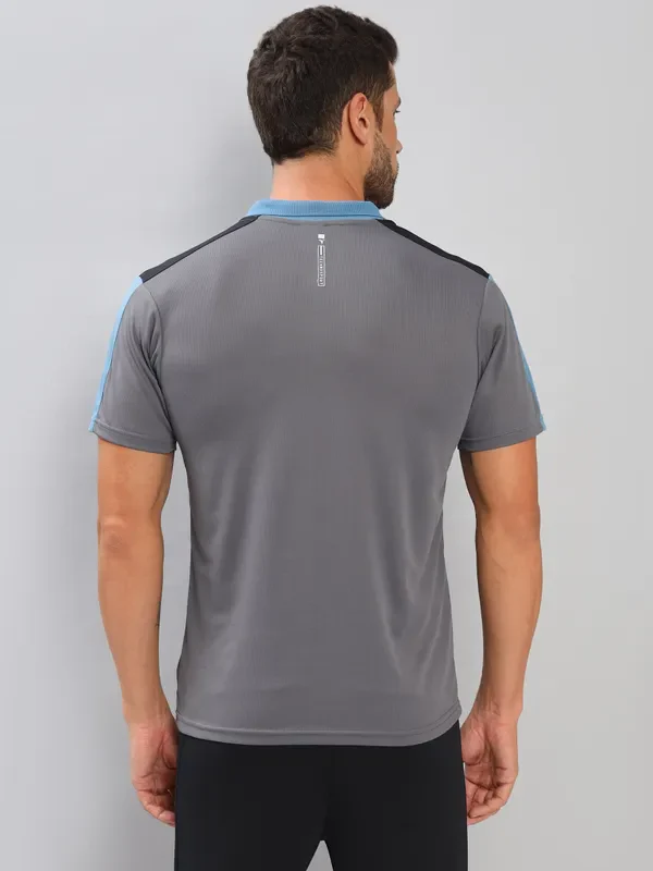 Men Colorblock Slim Fit Polo T-shirt with TECHNO COOL+ - Image 4