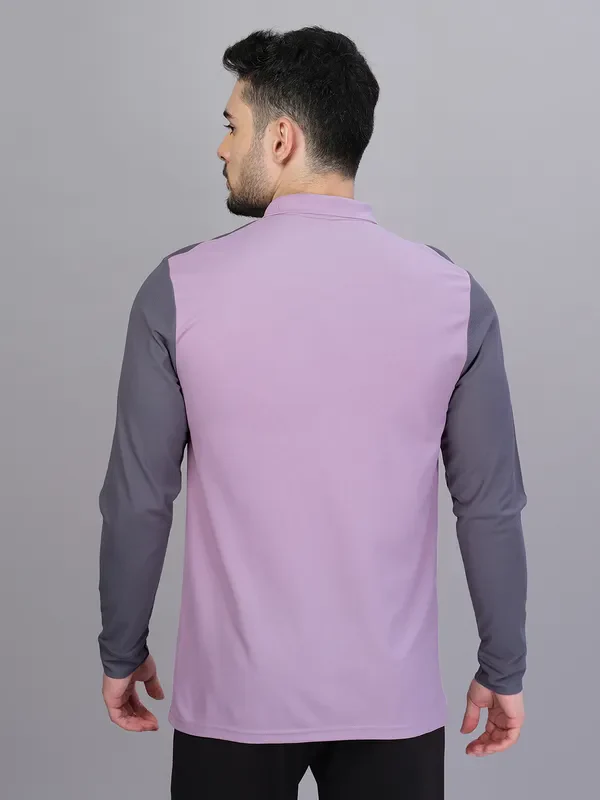 Men Colorblock Slim Fit Polo T-shirt with MATPIQ - Image 2