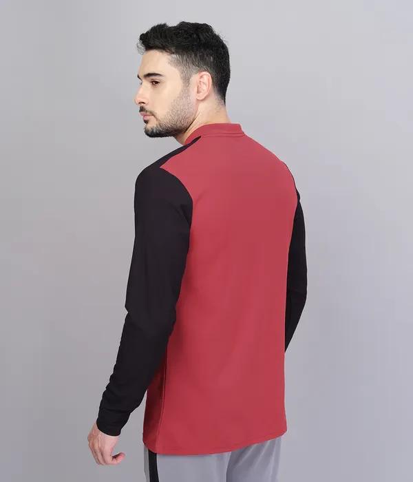 Men Colorblock Slim Fit Polo T-shirt with MATPIQ - Image 2