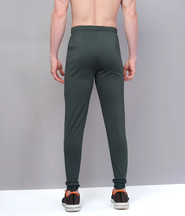 Men Solid Slim Fit Trackpants with TECHNO GUARD - Image 3