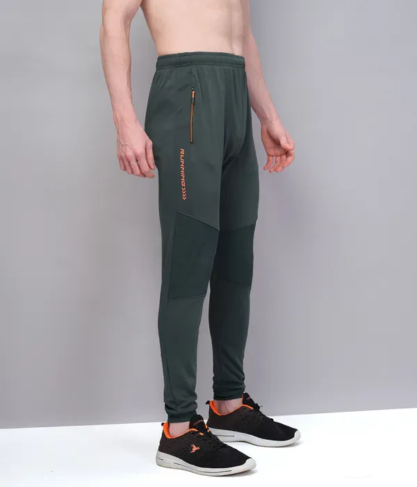 Men Solid Slim Fit Trackpants with TECHNO GUARD - Image 5