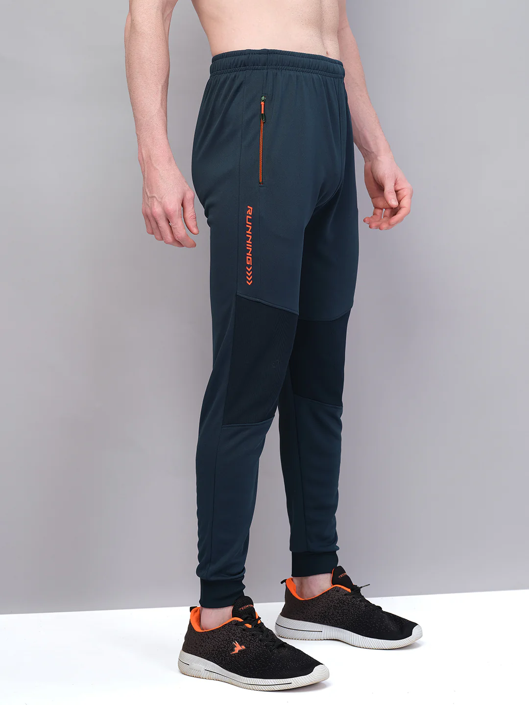 Men Solid Slim Fit Trackpants with TECHNO GUARD - Image 8