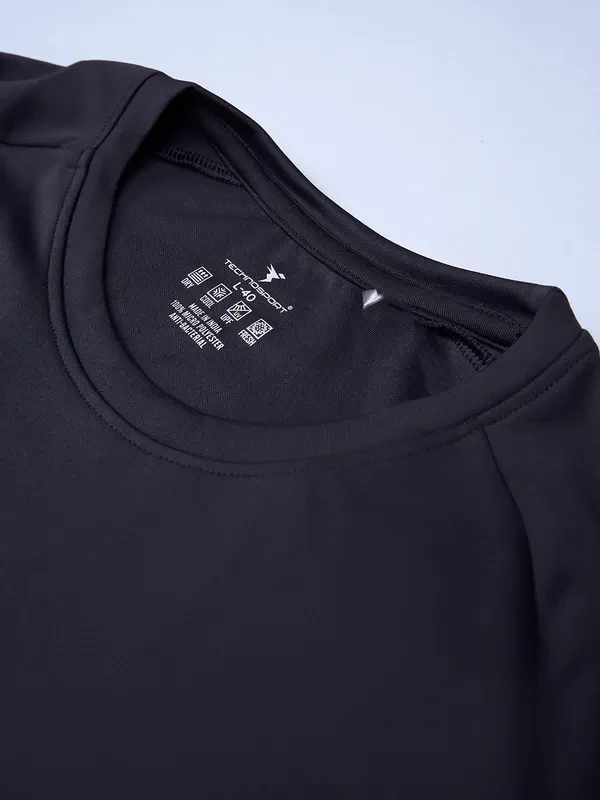 Men Printed Slim Fit Crew Neck Sweatshirt with ELASTO PLUS - Image 8