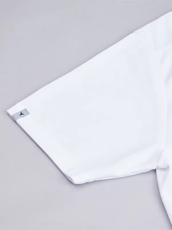 Men Solid Slim Fit Crew Neck T-shirt with TECHNO COOL+ - Image 7