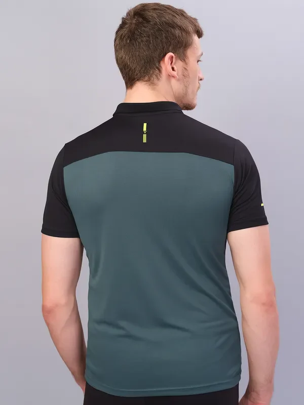 Men Colorblock Relax Fit Polo T-shirt with TECHNO COOL+ - Image 3
