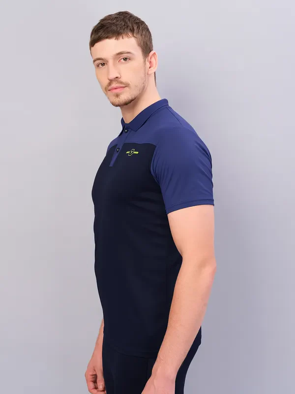 Men Colorblock Relax Fit Polo T-shirt with TECHNO COOL+ - Image 5
