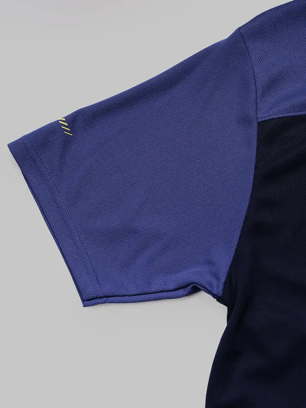 Men Colorblock Relax Fit Polo T-shirt with TECHNO COOL+ - Image 9