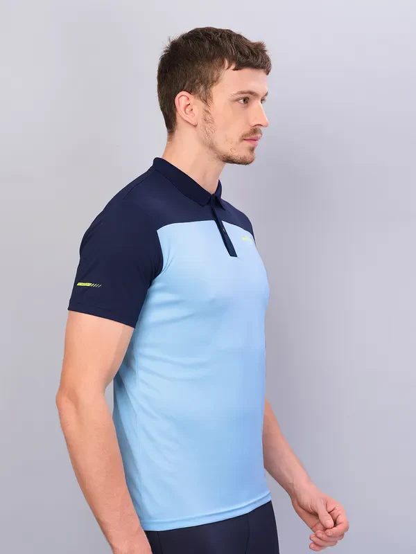 Men Colorblock Relax Fit Polo T-shirt with TECHNO COOL+ - Image 5