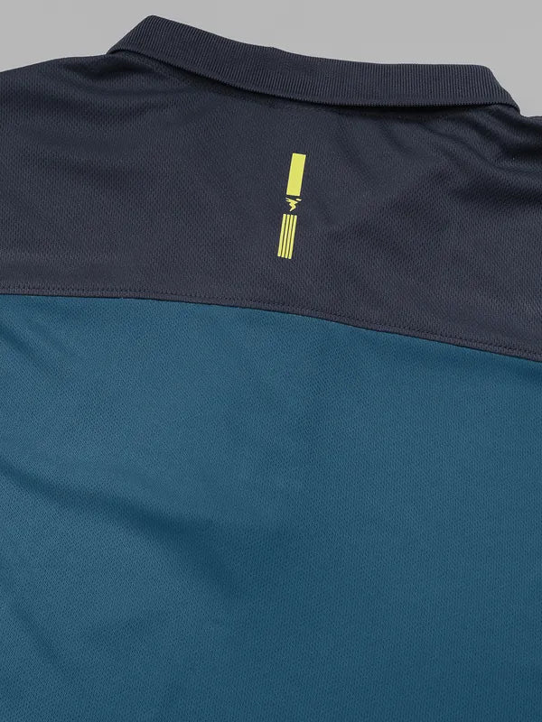 Men Colorblock Relax Fit Polo T-shirt with TECHNO COOL+ - Image 8