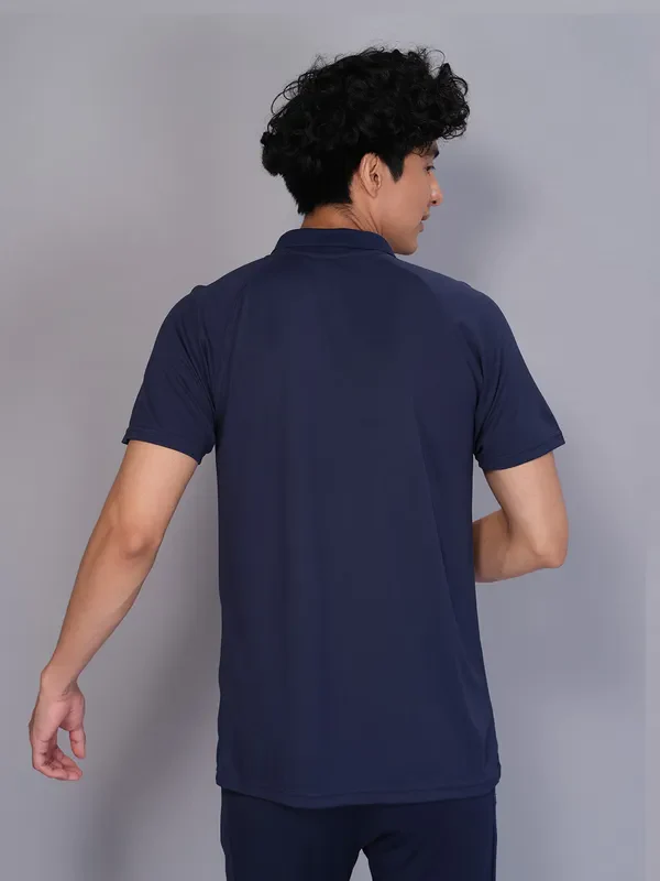 Men Printed Slim Fit Polo T-shirt with TECHNO COOL+ - Image 5