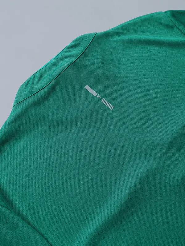 Men Colorblock Slim Fit Mock Neck T-shirt with TECHNO COOL - Image 8