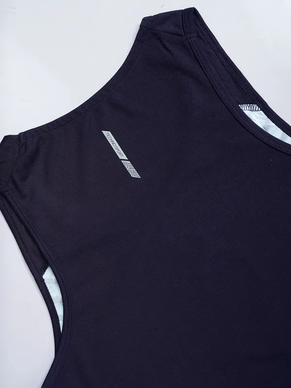 Men Printed Slim Fit Scoop Neck Innerwear Vest with TECHNO COOL - Image 9