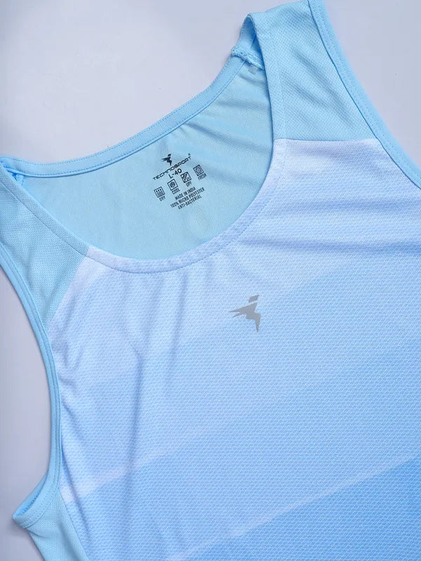 Men Printed Slim Fit Scoop Neck Innerwear Vest with TECHNO COOL - Image 8