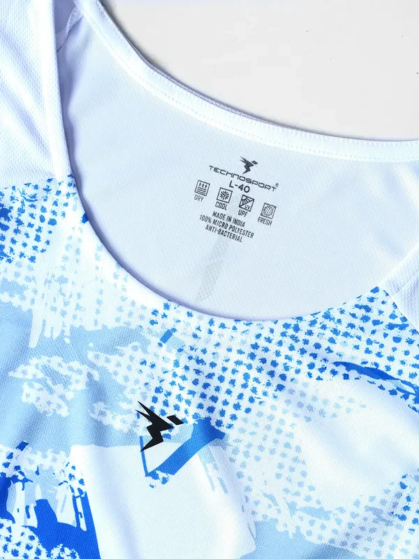 Men Printed Slim Fit Scoop Neck Innerwear Vest with TECHNO COOL - Image 8