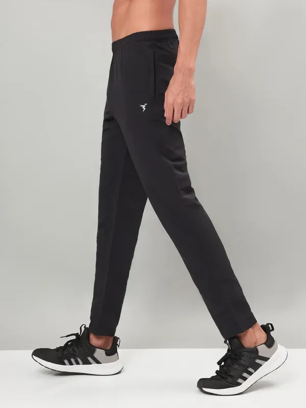 Men Solid Relax Fit Joggers with TECHNOLITE - Image 3